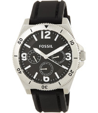Horlogeband Fossil BQ1720 Silicoon Zwart 22mm