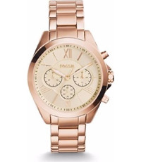 Horlogeband Fossil BQ1745 Roestvrij staal (RVS) Rosé 18mm