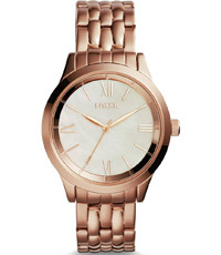Horlogeband Fossil BQ1756 Roestvrij staal (RVS) Rosé 18mm