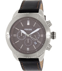 Horlogeband Fossil BQ2057 Leder Bruin 22mm