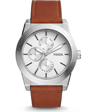 Horlogeband Fossil BQ2335 Leder Bruin 24mm