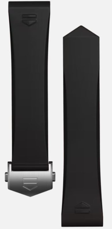 Horlogeband Smartwatch Tag Heuer BT6255 Rubber Zwart