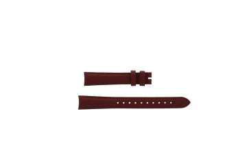 Horlogeband Burberry BU10102 Leder Rood 14mm