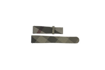 Horlogeband Burberry BU1117 Leder/Textiel Camouflage
