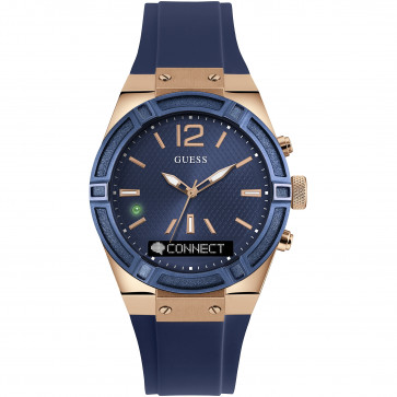 Horlogeband Guess C0002M1 Rubber Blauw