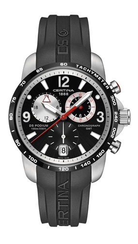 Horlogeband Certina C0016392705700A / C603017928 Rubber Zwart 21mm