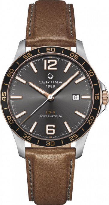 Horlogeband Certina C600021299 Leder Bruin 20mm