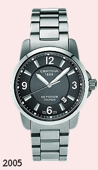 Horlogeband Certina C07059202 / C605007633 / 26.07129.12.6 Titanium 18mm