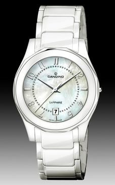 Horlogeband Candino C4352-2 Keramiek Wit