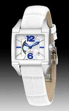 Horlogeband Candino C4360-1 Leder Wit 17mm