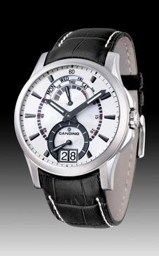 Horlogeband Candino C4387-2 Leder Zwart 22mm