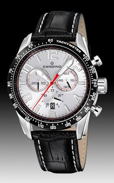 Horlogeband Candino C4429-1 Leder Zwart 22mm