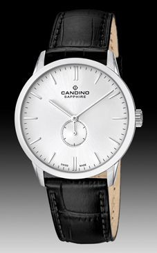 Horlogeband Candino C4470-1 / C4470-4 Leder Zwart 21mm