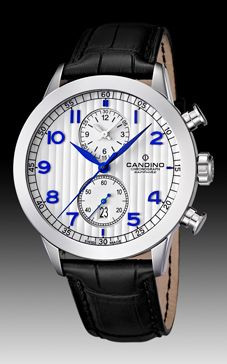 Horlogeband Candino C4505 Leder Zwart