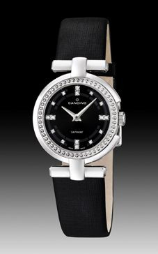 Horlogeband Candino C4560-2 Leder Zwart 16mm