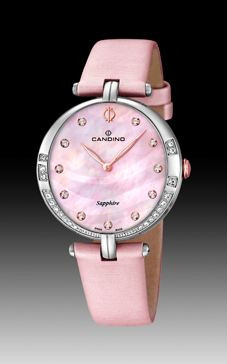 Horlogeband Candino C4601-3 Leder Roze