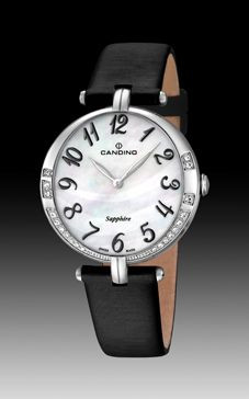 Horlogeband Candino C4601-4 Leder Zwart 3mm
