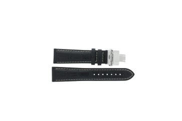Horlogeband Certina C001639 / C600014933 Leder Zwart 21mm
