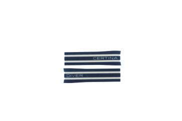 Horlogeband Certina C0134071704100 / C610018006 Rubber Blauw