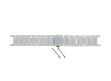 Horlogeband Fossil CE1004 Keramiek Wit 20mm
