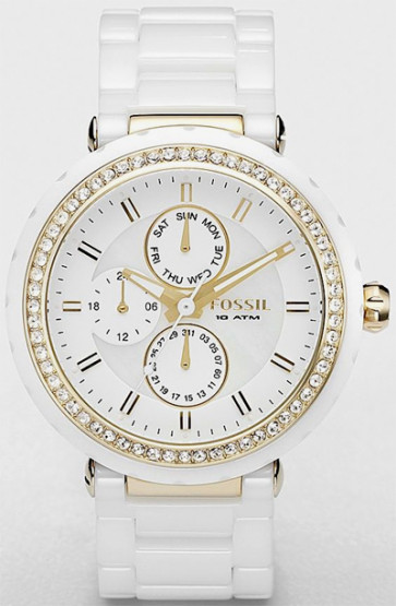 Horlogeband Fossil CE1012 Keramiek Wit