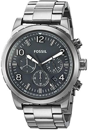 Horlogeband Fossil CH3069 Staal Antracietgrijs 24mm