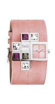 Horlogeband DW0176 Leder Roze