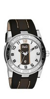 Horlogeband Dolce & Gabbana DW0263 Leder Zwart