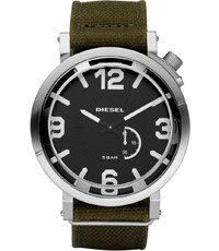 Horlogeband Diesel DZ1470 Leder/Textiel Groen 24mm