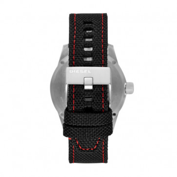 Horlogeband Diesel DZ1906 Textiel Zwart 24mm
