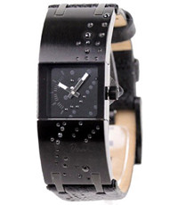 Horlogeband Diesel DZ5195 Leder Zwart 20mm