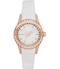 Horlogeband Diesel DZ5312 Leder Wit 13mm