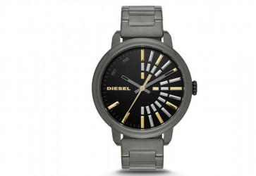 Horlogeband Diesel DZ5420 Roestvrij staal (RVS) Antracietgrijs 18mm