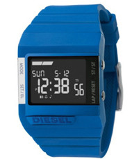 Horlogeband Diesel DZ7134 Silicoon Blauw 23mm