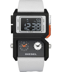 Horlogeband Diesel DZ7175 Leder Wit 30mm