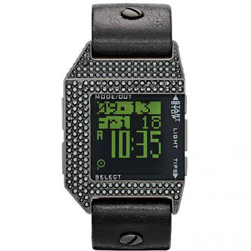 Horlogeband Diesel DZ7280 Leder Zwart