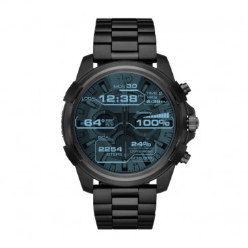 Horlogeband Diesel DZT2007 Staal Zwart 24mm