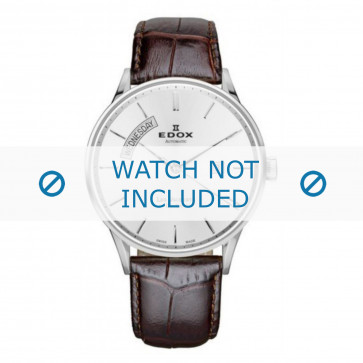 Horlogeband Edox 83010-3B-AIN Leder Bruin 22mm