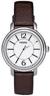 Horlogeband Fossil ES2718 Leder Bruin 14mm