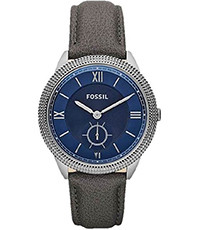 Horlogeband Fossil ES3065 Leder Grijs 18mm