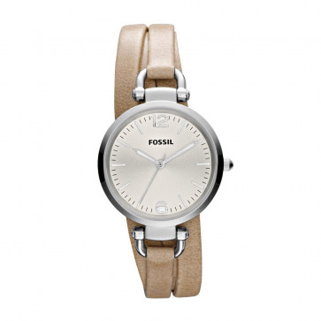 Horlogeband Fossil ES3197 Onderliggend Leder Beige 12mm