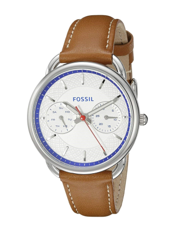 Horlogeband Fossil ES3805 Leder Bruin 16mm