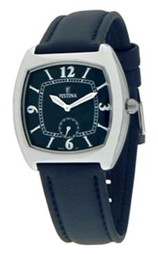 Horlogeband Festina F16041-3 Leder Zwart 22mm