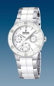 Horlogeband Festina F16530-1 Staal Wit 12mm