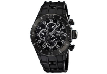 Horlogeband Festina F16575-1 / F16575-32 Rubber Zwart