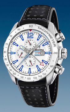 Horlogeband Festina F20440-1 Leder Zwart