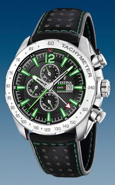 Horlogeband Festina F20440-3 Leder Zwart