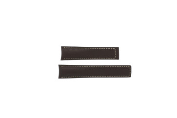 Horlogeband Tag Heuer FC6206 / CV2013 Leder Bruin 20mm