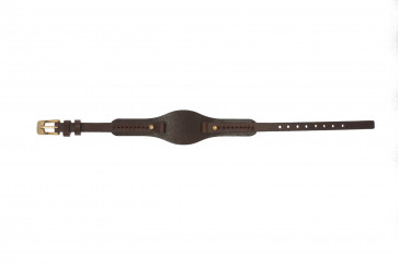 Horlogeband Fossil JR9760 Leder Donkerbruin 6mm