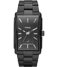 Horlogeband Fossil FS4678 Roestvrij staal (RVS) Zwart 26mm